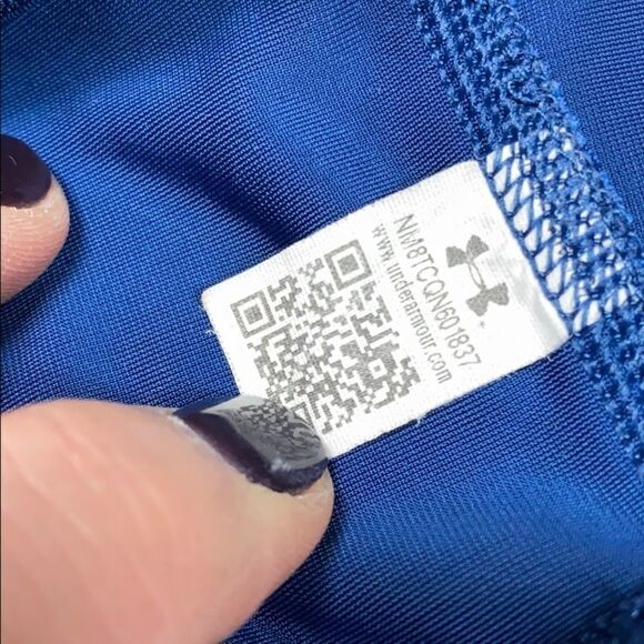 Under Armour Blue Sports Bra Size Small - Picture 4 of 6